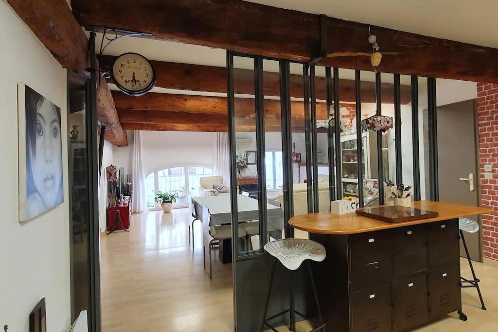 Le Loft Du 31 Deco Charme Cosy Centre Garage Prive Climatisation Apartment Sete Ngoại thất bức ảnh
